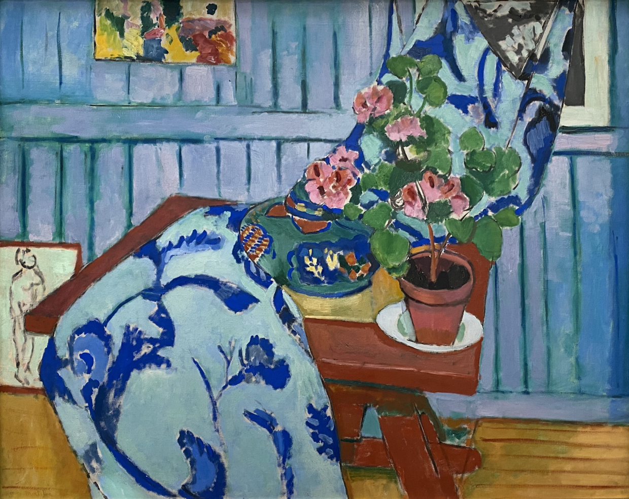 Henri Matisse. Still life with geraniums,1910. Munich, Pinakothek der moderne