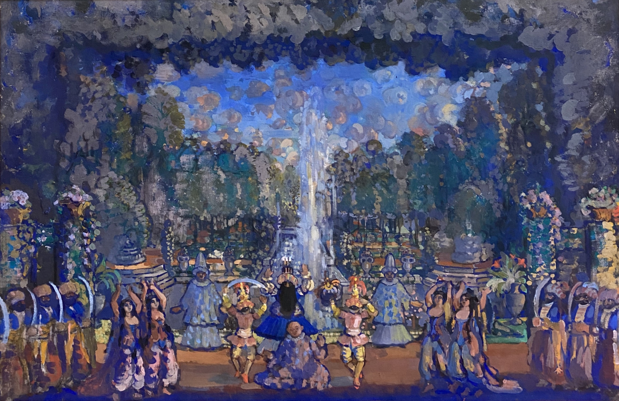 Nikolay Sapunov (1880-1912). Turkish ceremony, 1911. Canvas, tempera. GTG.