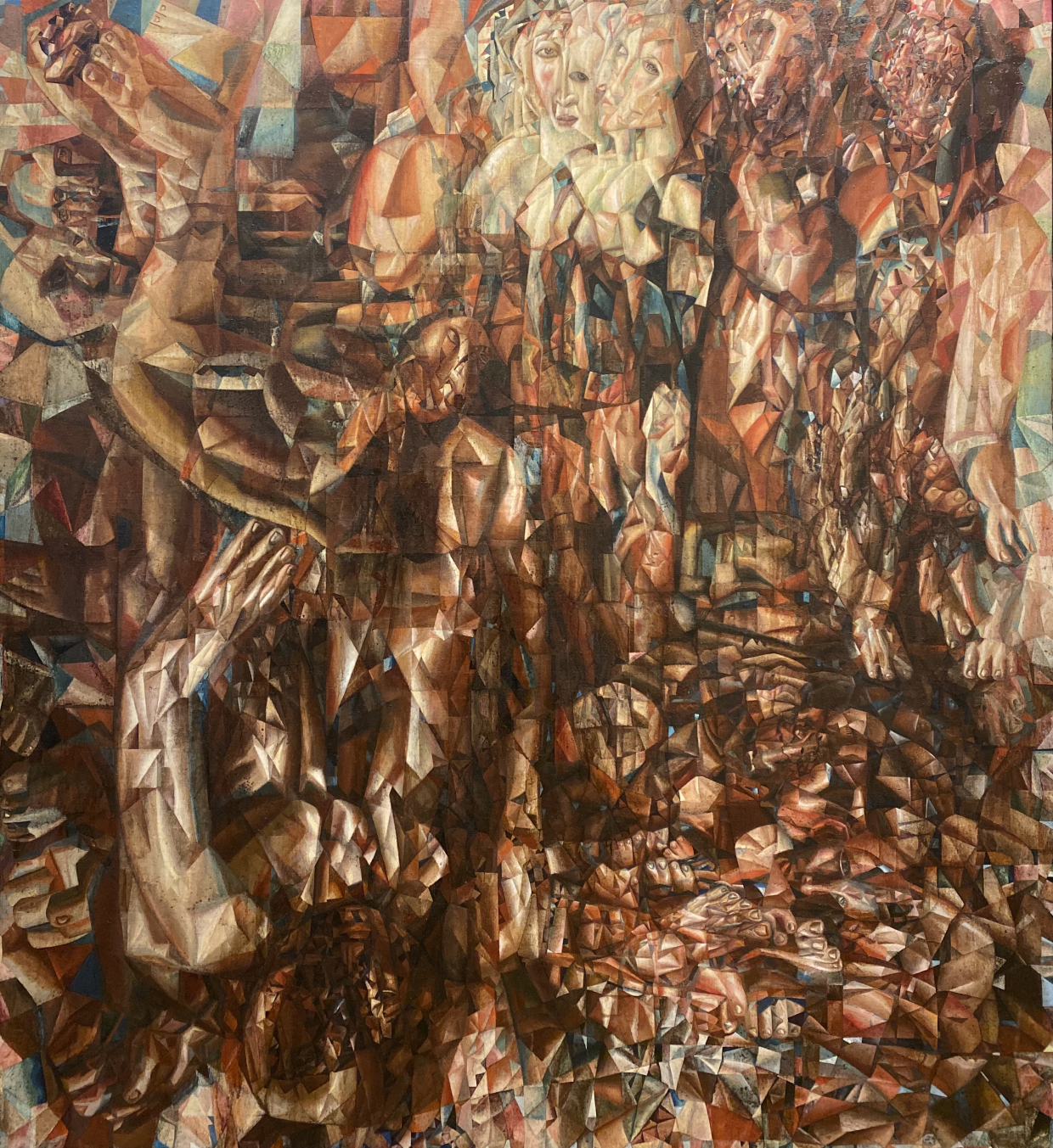 Pavel Filonov. German War. 1914-15. Russian museum SPb