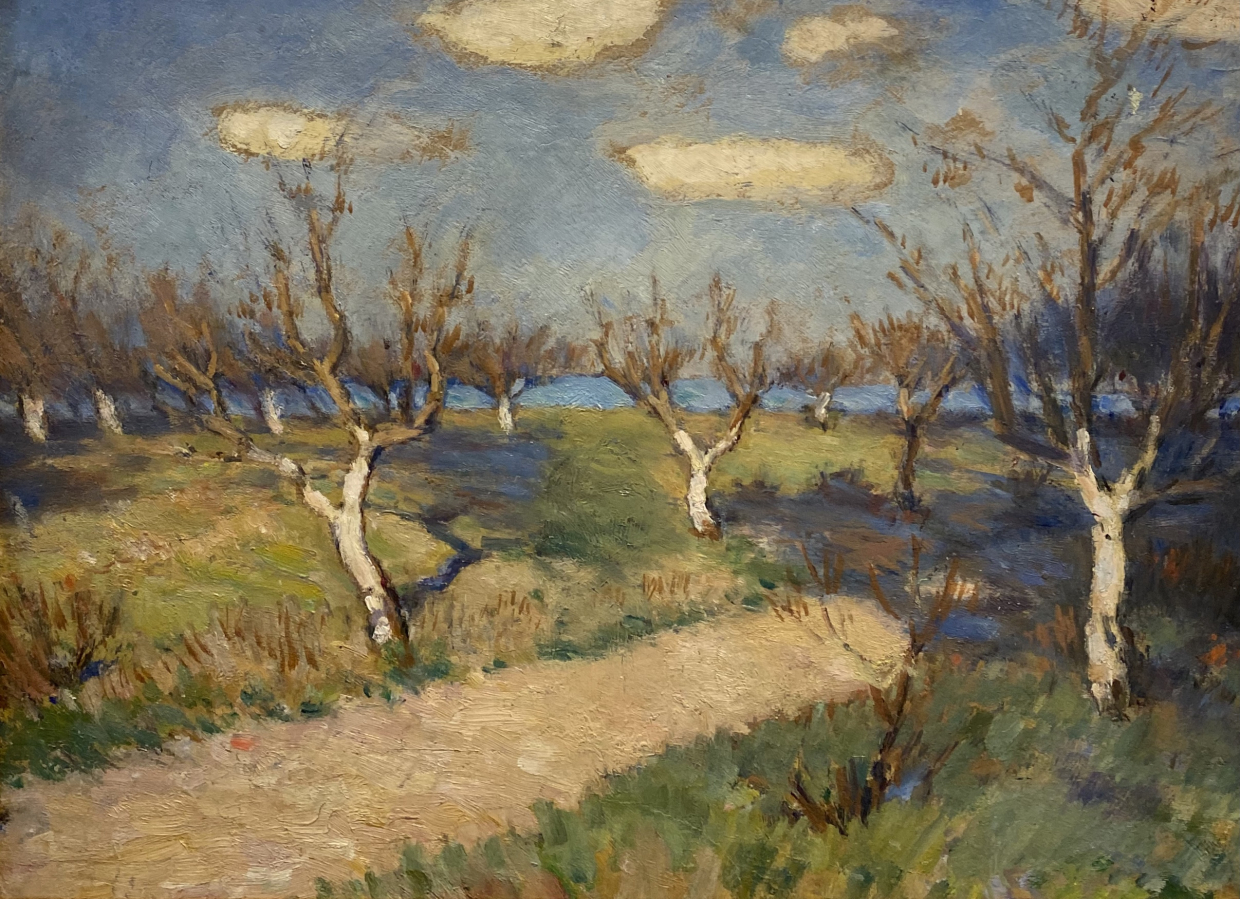Nilus Peter. Fruit garden in autumn. Voronezh Regional Museum named after I.N. Kramskoy.