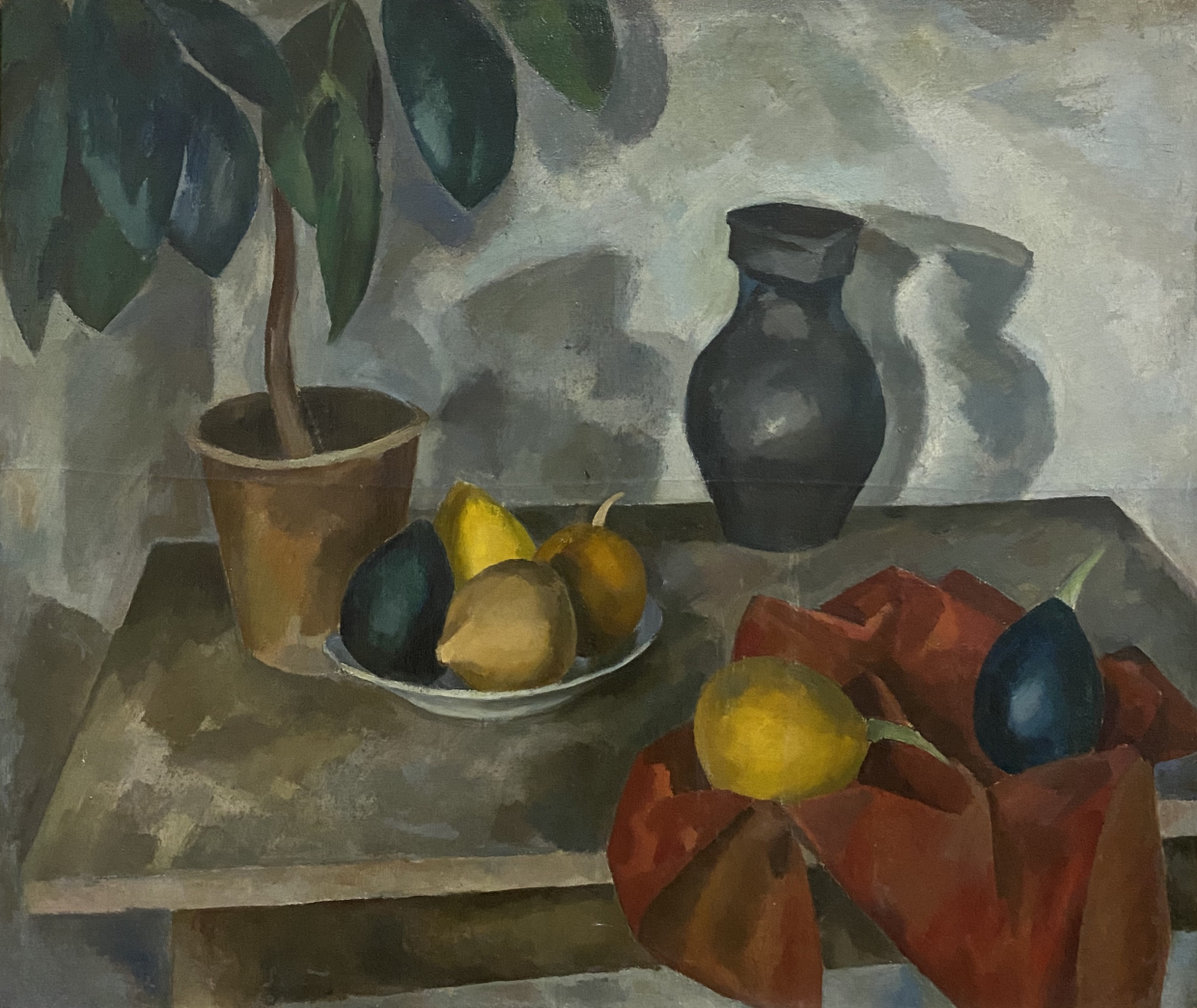 Robert Falk. Still Life with Ficus - 1913. National Gallery of Armenia.