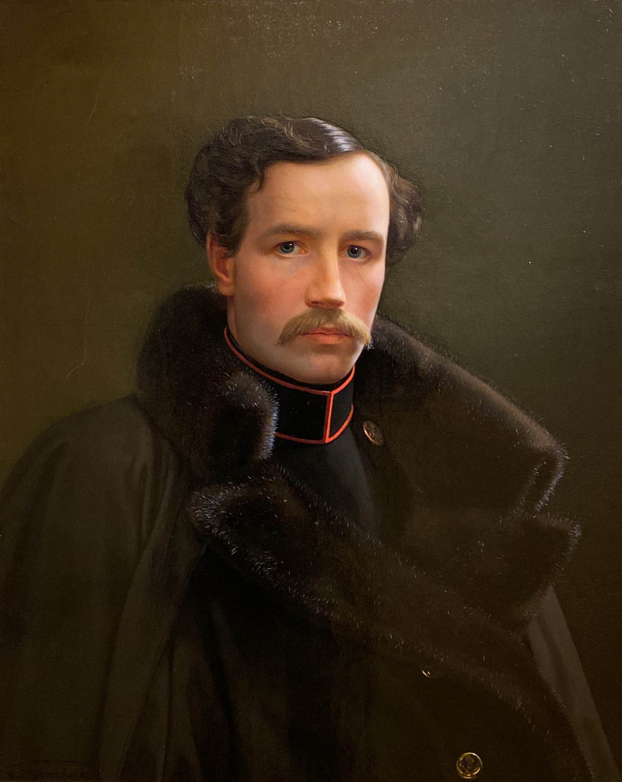 Nikanor Tyutryumov. Self-Portrait 1853. Russian museum SPb