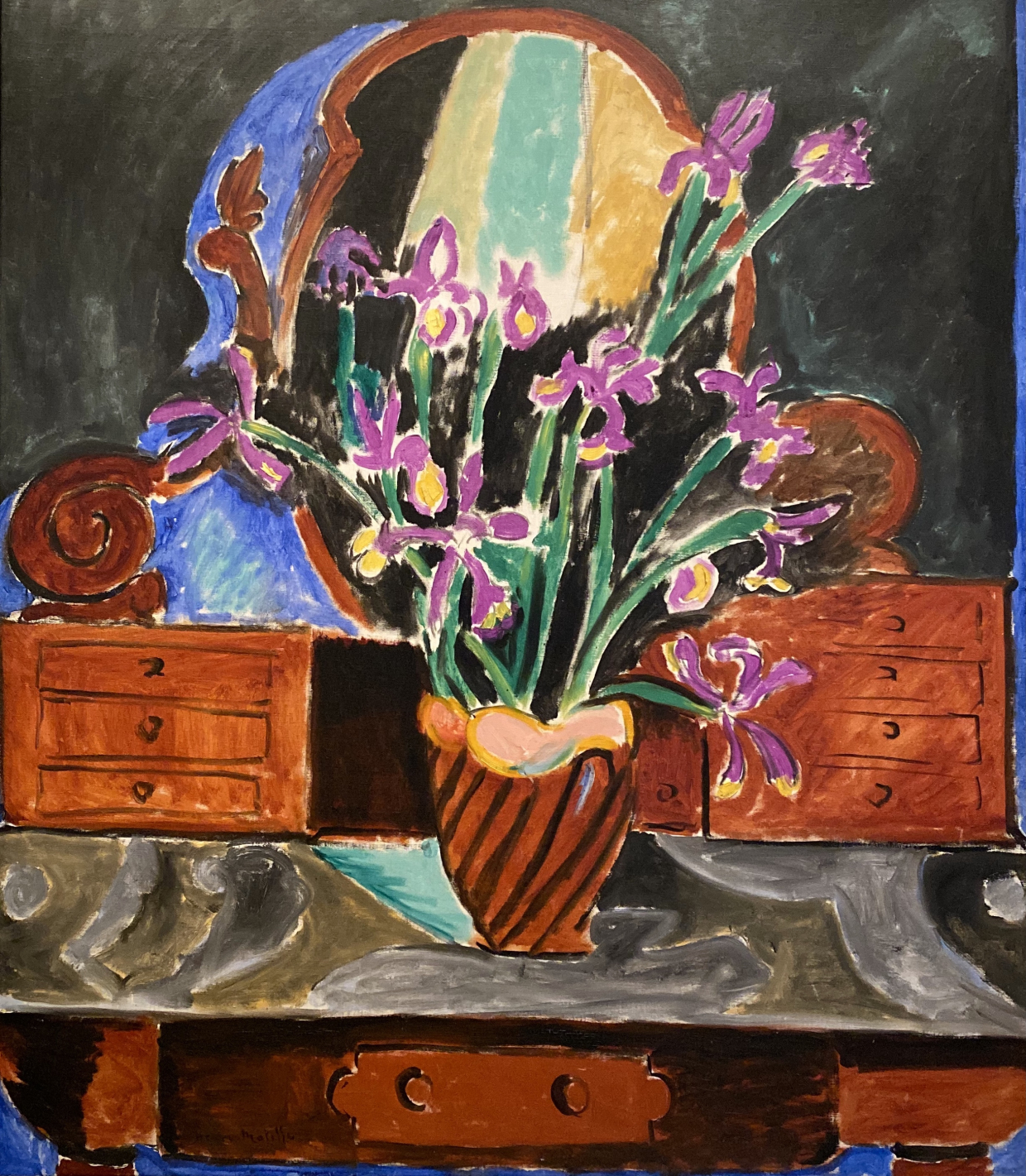 Henri Matisse. Vase of Irises. 1912. Hermitage SPb. Photo Dan