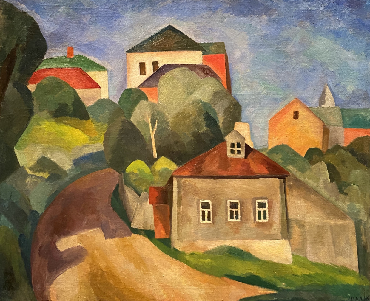 Robert Falk. Landscape. 1913. Perm state picture gallery.