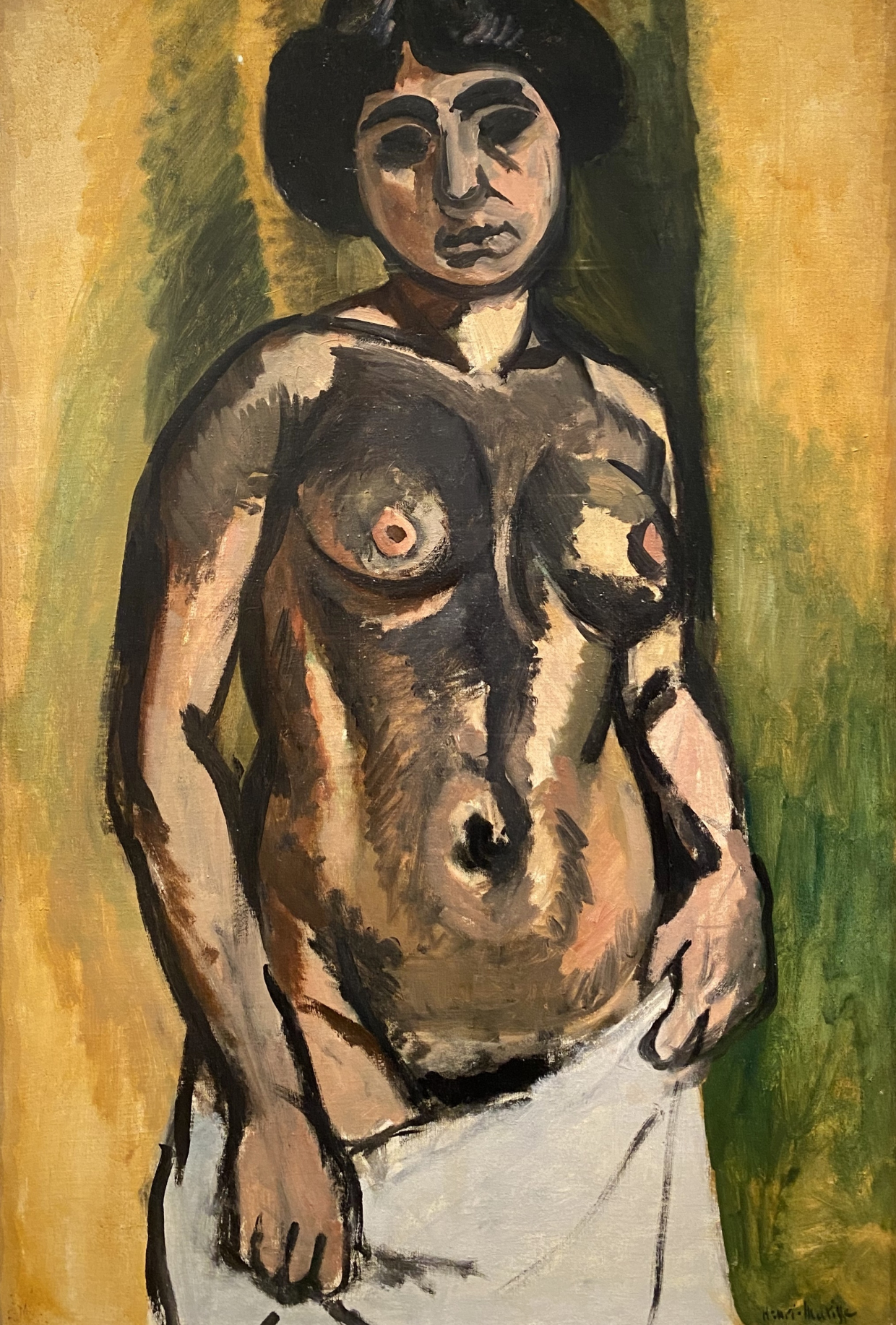 Henri Matisse. Nude (Black and Gold). 1908. Hermitage SPb
