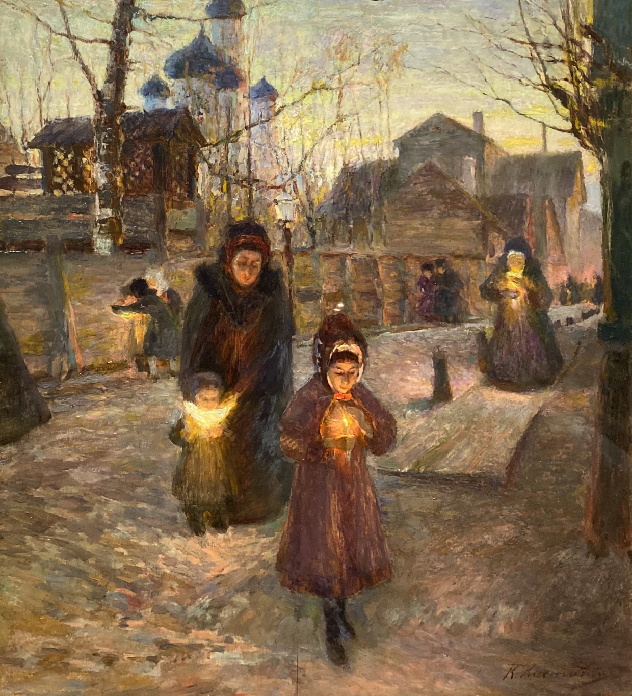 Kiriak Kostandi. Moundy Thursday in the North. 1906. Russian museum SPb.