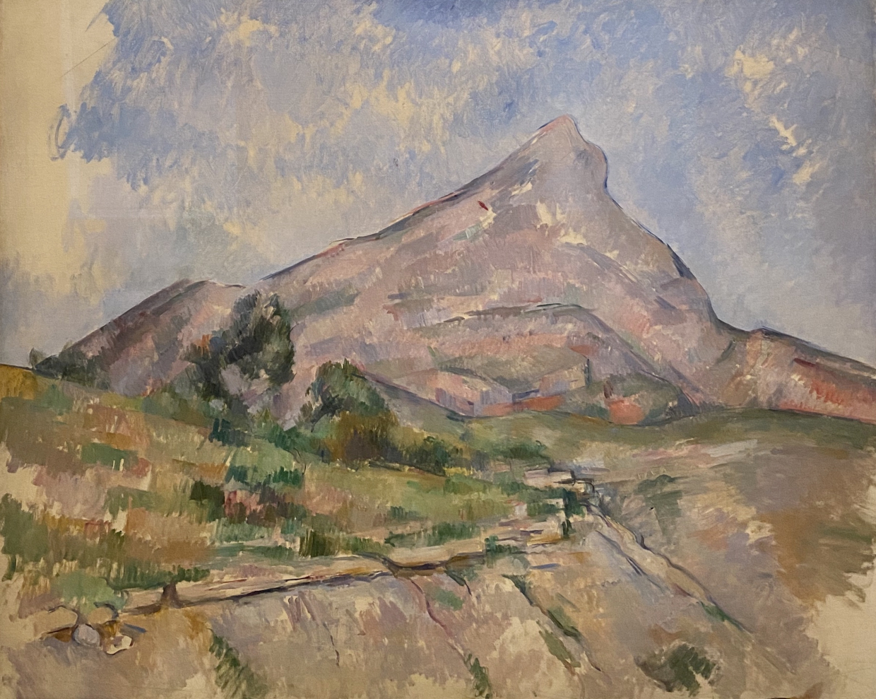 Paul Cézanne. Mount Saint-Victoire, 1897-1898. Hermitage SPb