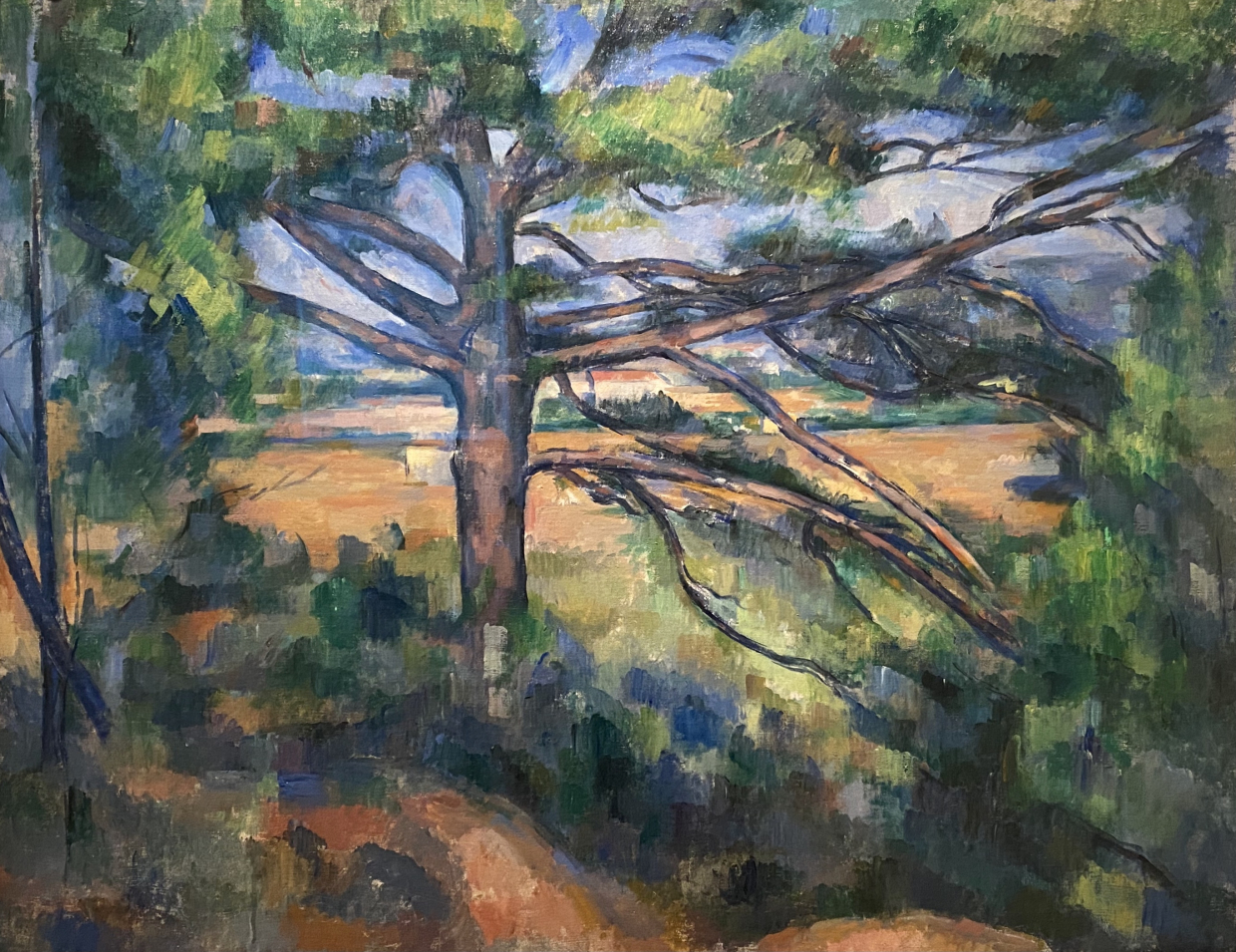 Paul Cézanne. Large Pine near Aix-en-Provence, 1895-1897. Hermitage SPb