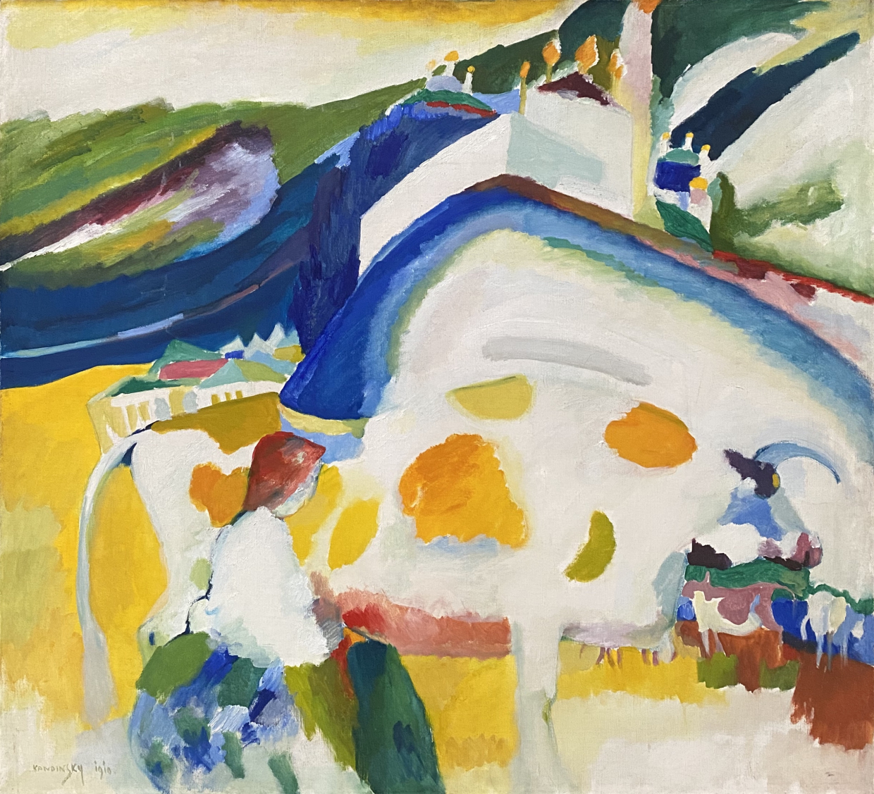 Wassily Kandinsky. Cow, 1910. Lenbachhaus, Munich