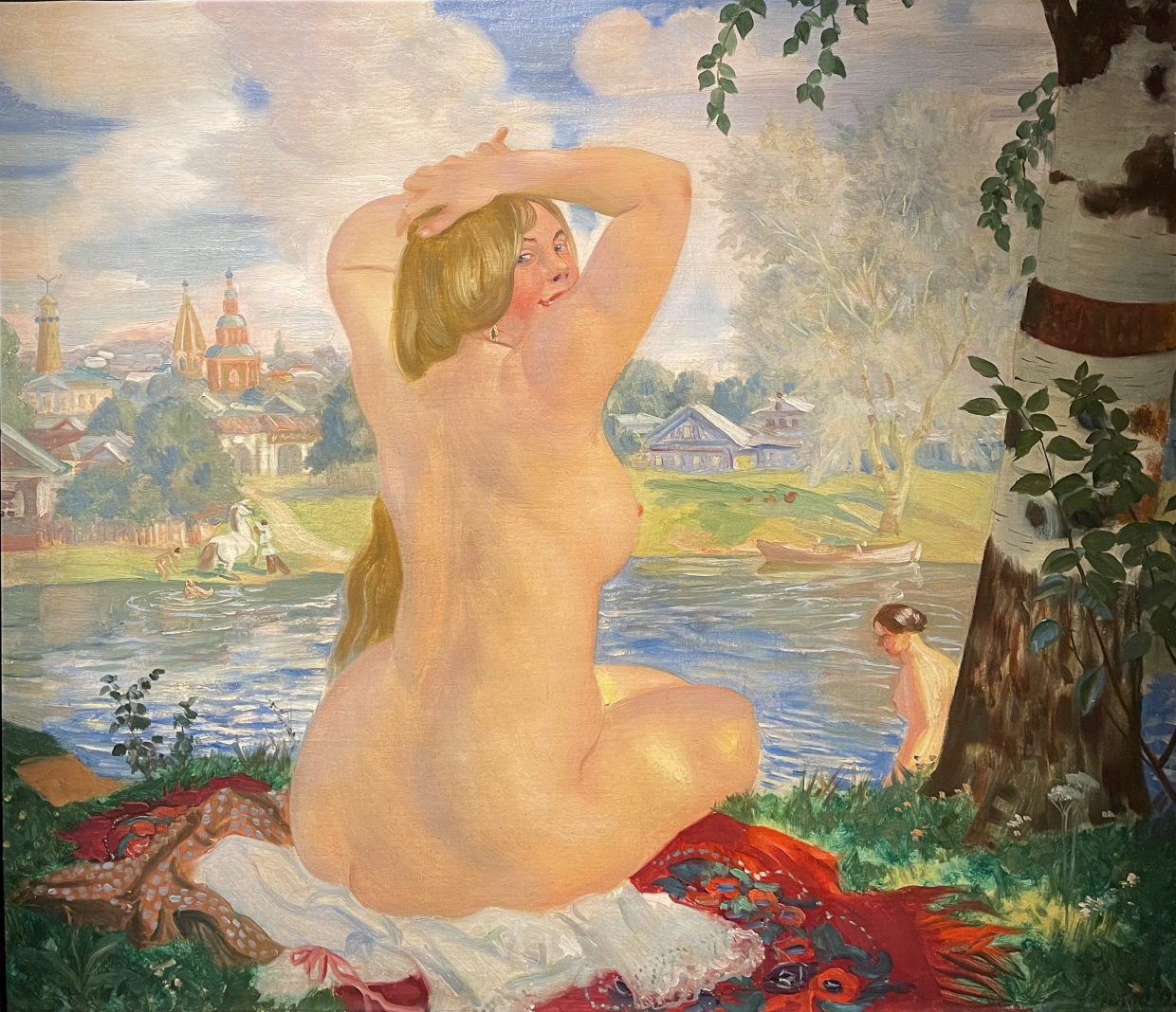 Boris Kustodiev. Bather. 1921. Russian museum SPb.