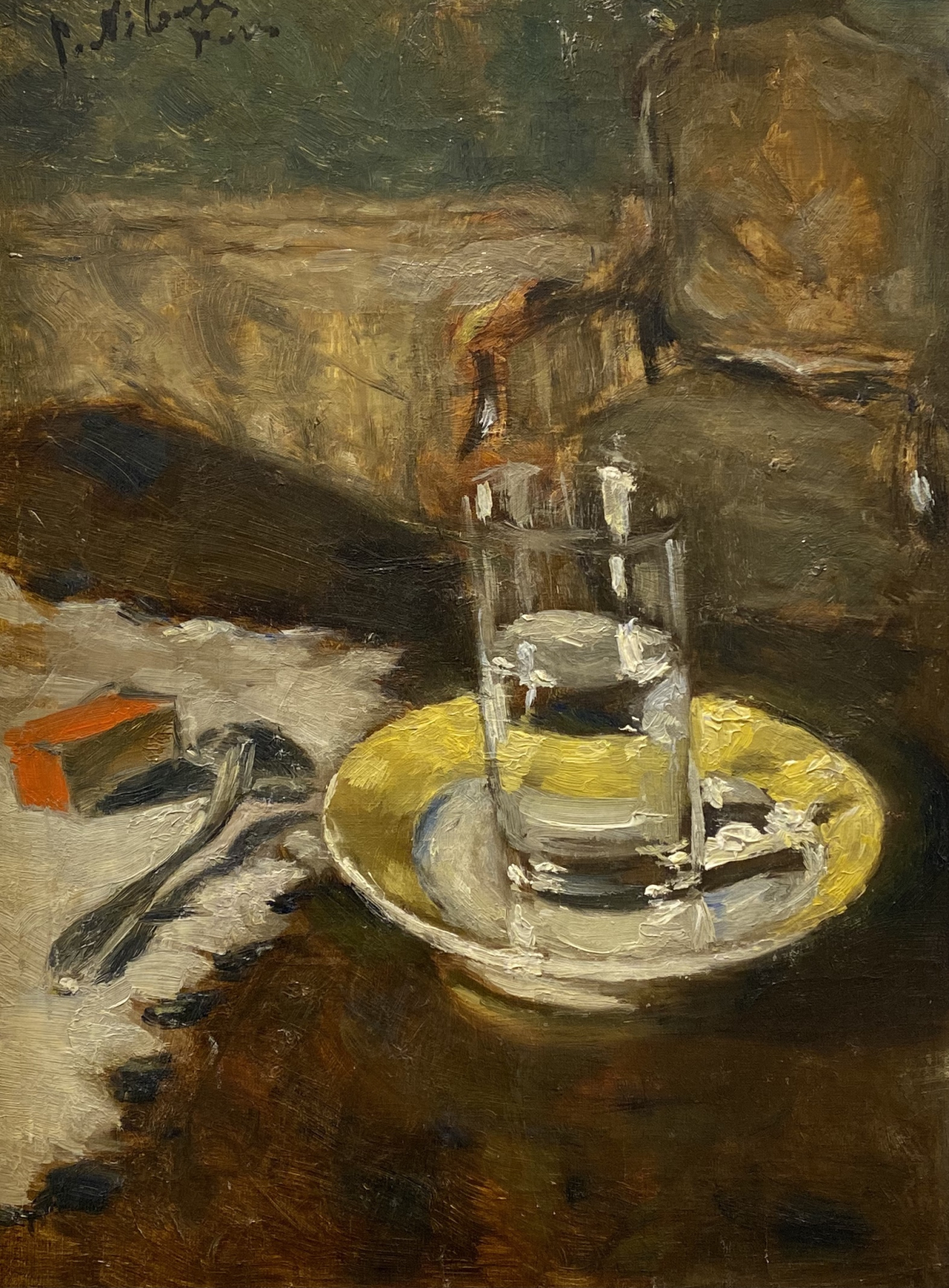 Peter Nilus. Glass of water. Voronezh Regional Museum named after I.N. Kramskoy.