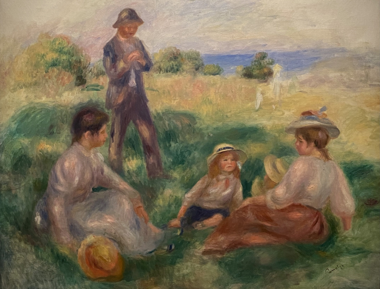 Pierre Auguste Renoir.  Party in the Country at Berneval. 1898. Hermitage SPb