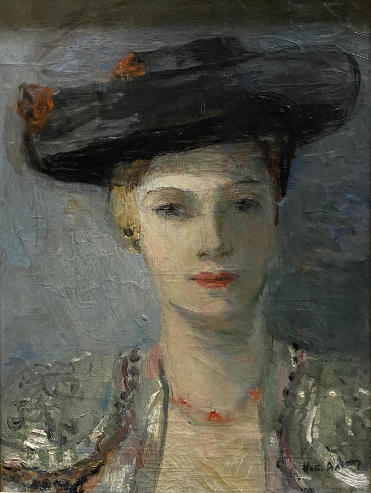 Natan Altman. Portrait of I.P.Dega. 1930-1932. National art gallery of Armenia.