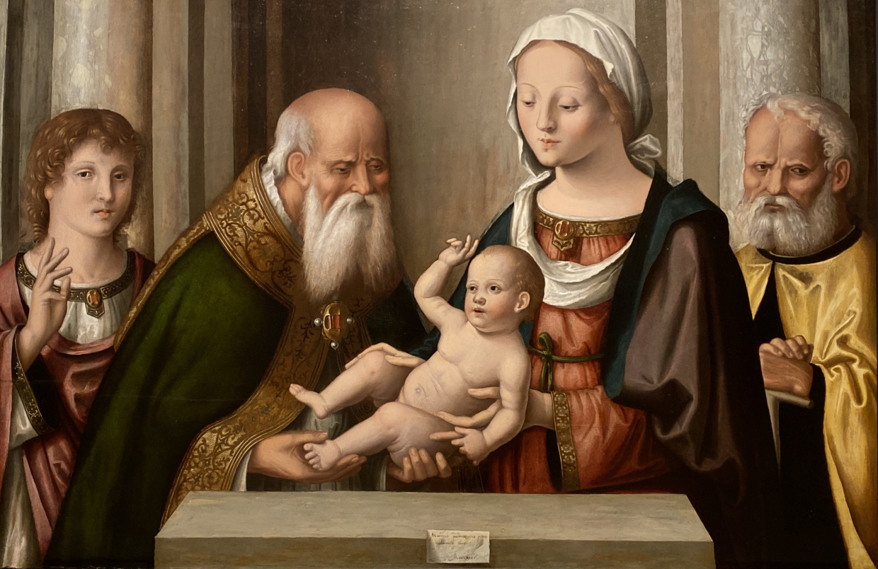 Marco Palmezzano  1459-1539The Circumcision of Jesus 1536