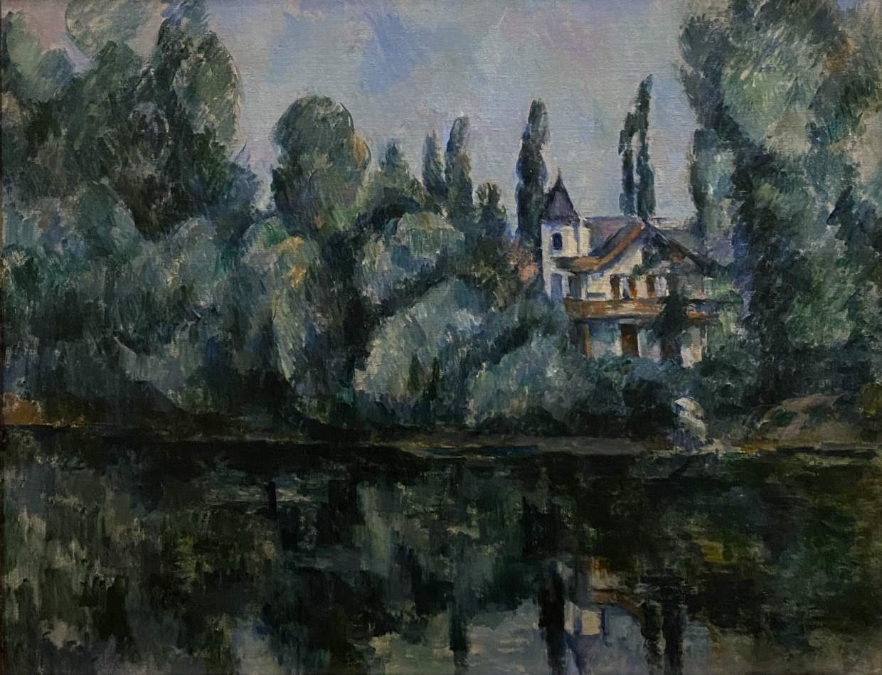 Paul Cézanne. Banks of the Marne, 1888. Hermitage SPb.