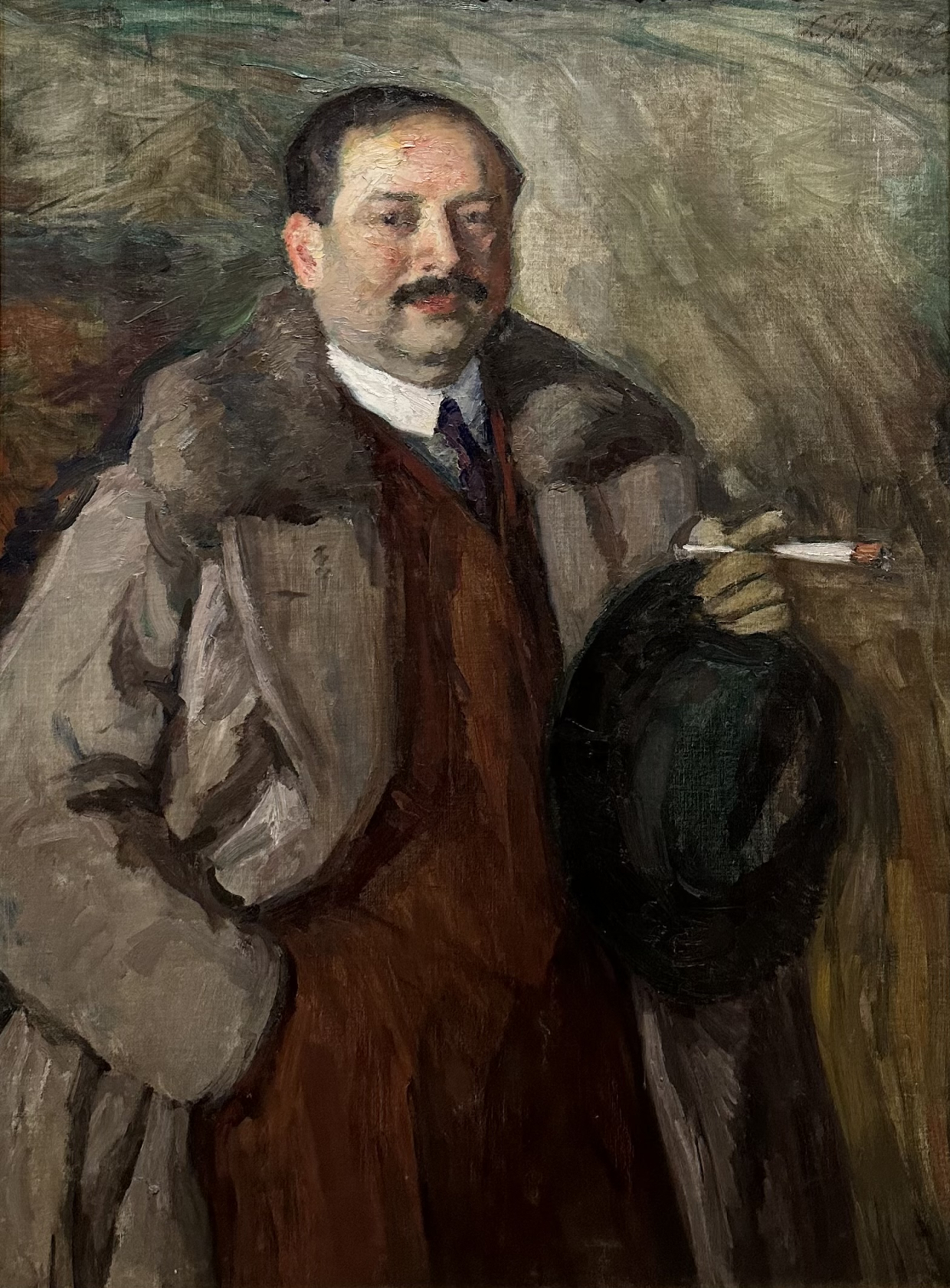 Leonid Pasternak 1862-1945 Portrait of Alfréd Manovill 1926