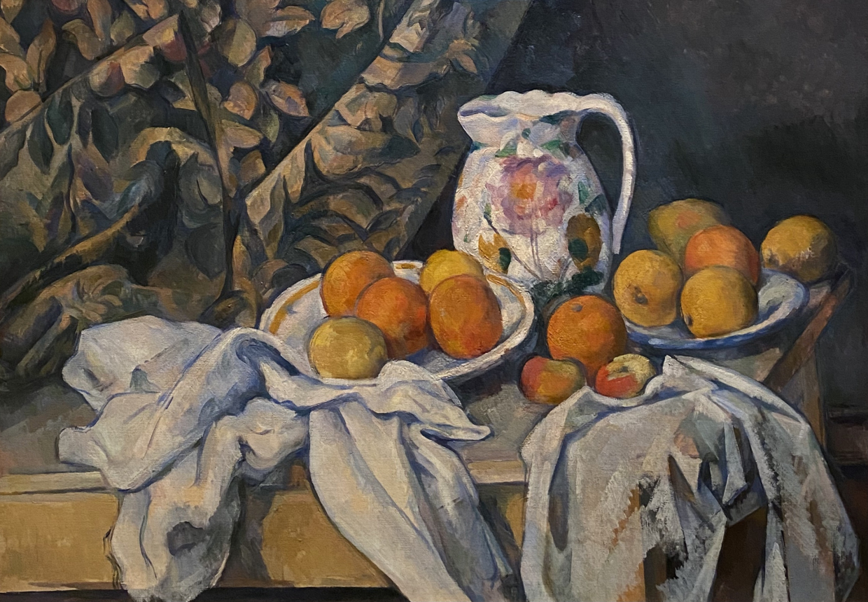 Paul Cazanne. Still life with Drapery, 1894-1895. Hermitage SPb