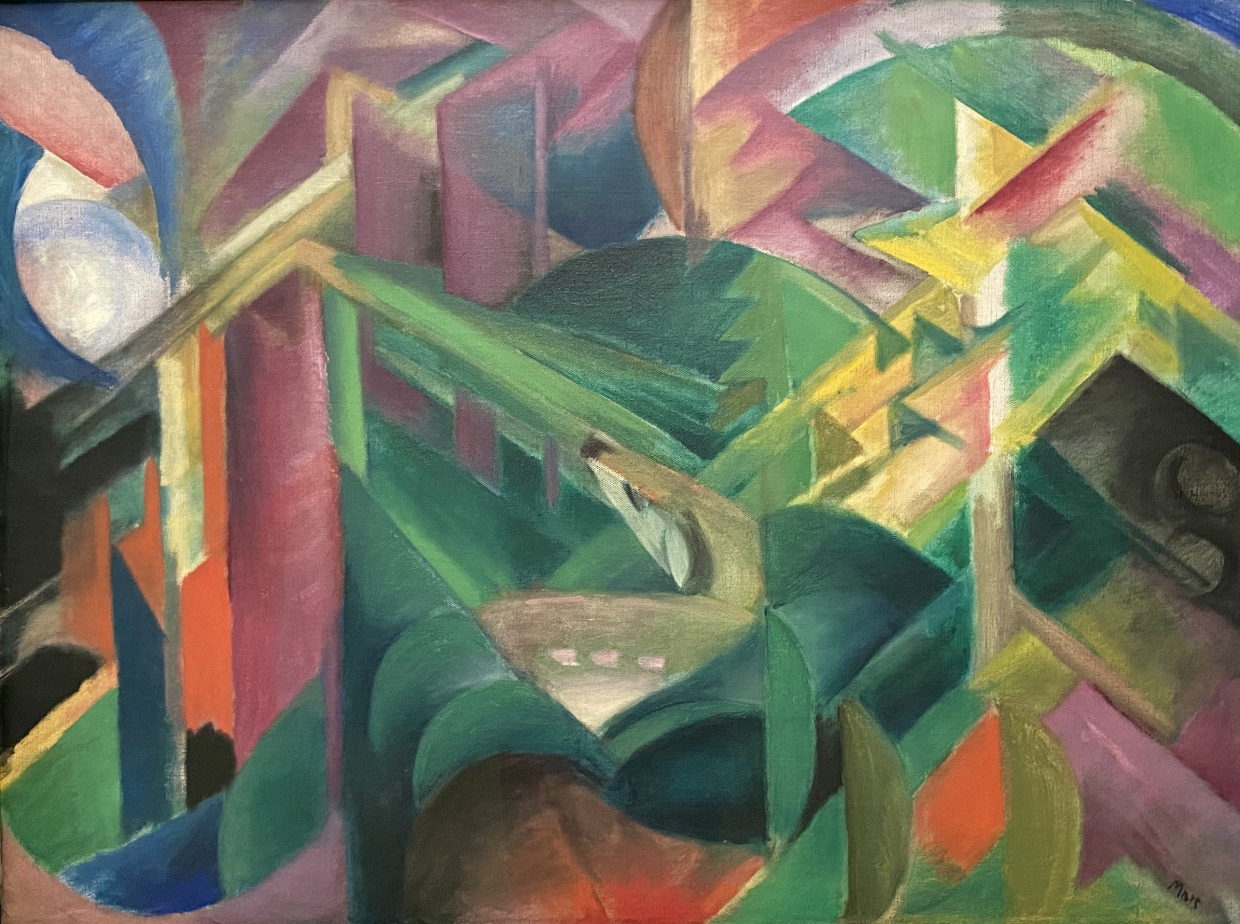 Franz Marc. Deer in a Monastery Garden. 1912. Lenbachhaus. Munich