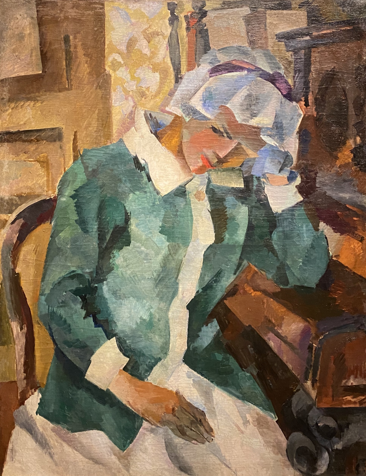 Robert Falk. At the piano. 1917. National art gallery of Armenia.