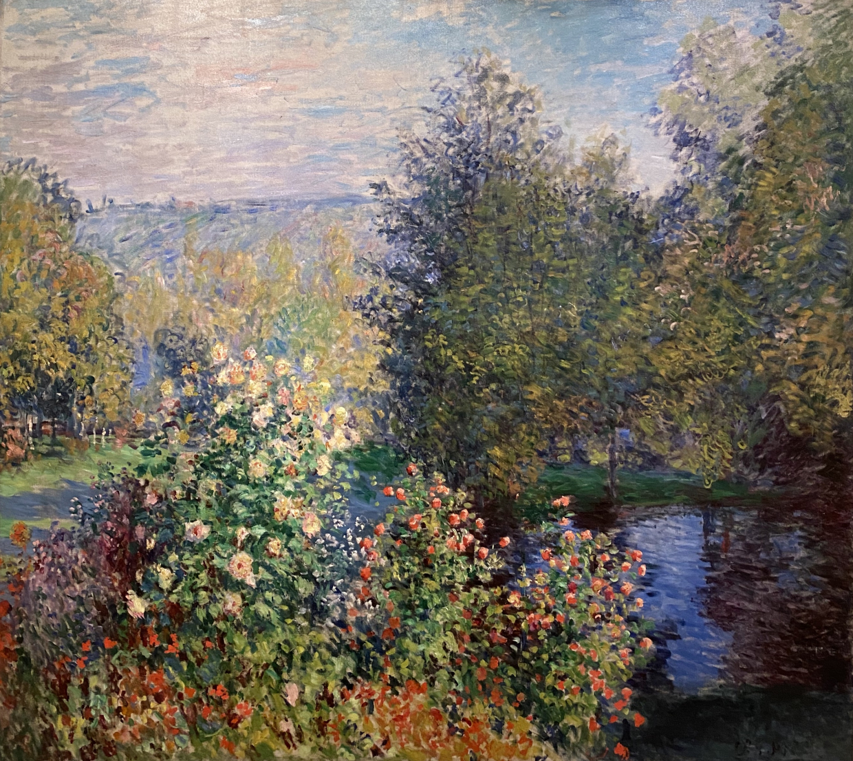 Claude Monet. Corner of the  Garden at Montregon. 1876.  Hermitage SPb