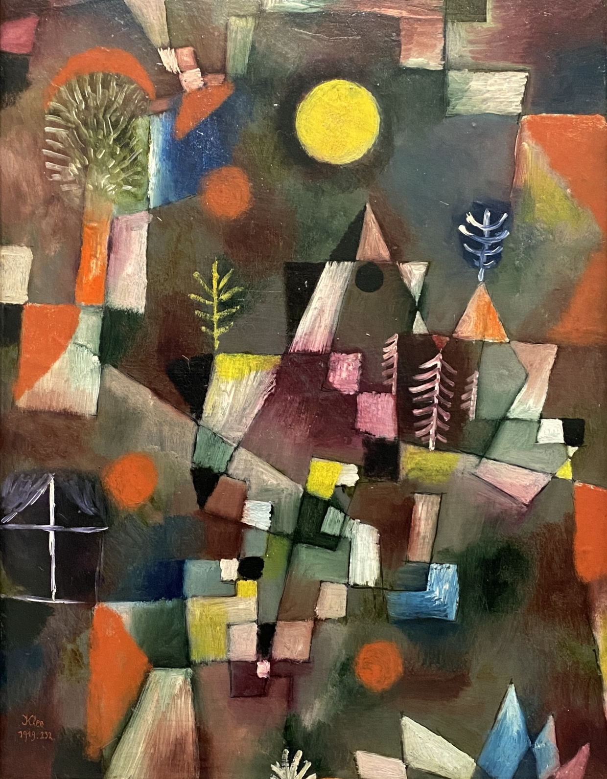 Paul Klee. The full Moon. 1919.   Pinakothek der moderne. Munich.