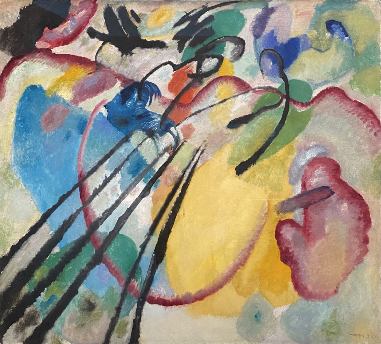 Wassily Kandinsky. Improvisation 26. Rowing. 1912. Lenbachhaus, Munich