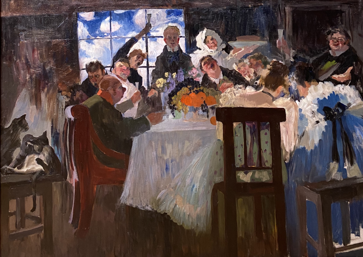Nikolay Sapunov (1880-1912). Tavern, 1912. State Tretyakov Gallery.