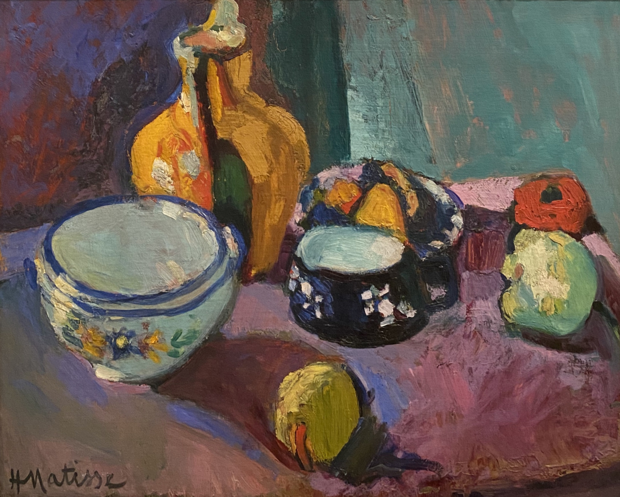 Henri Matisse. Still life with Dishes and Fruit. 1901. Hermitage SPb