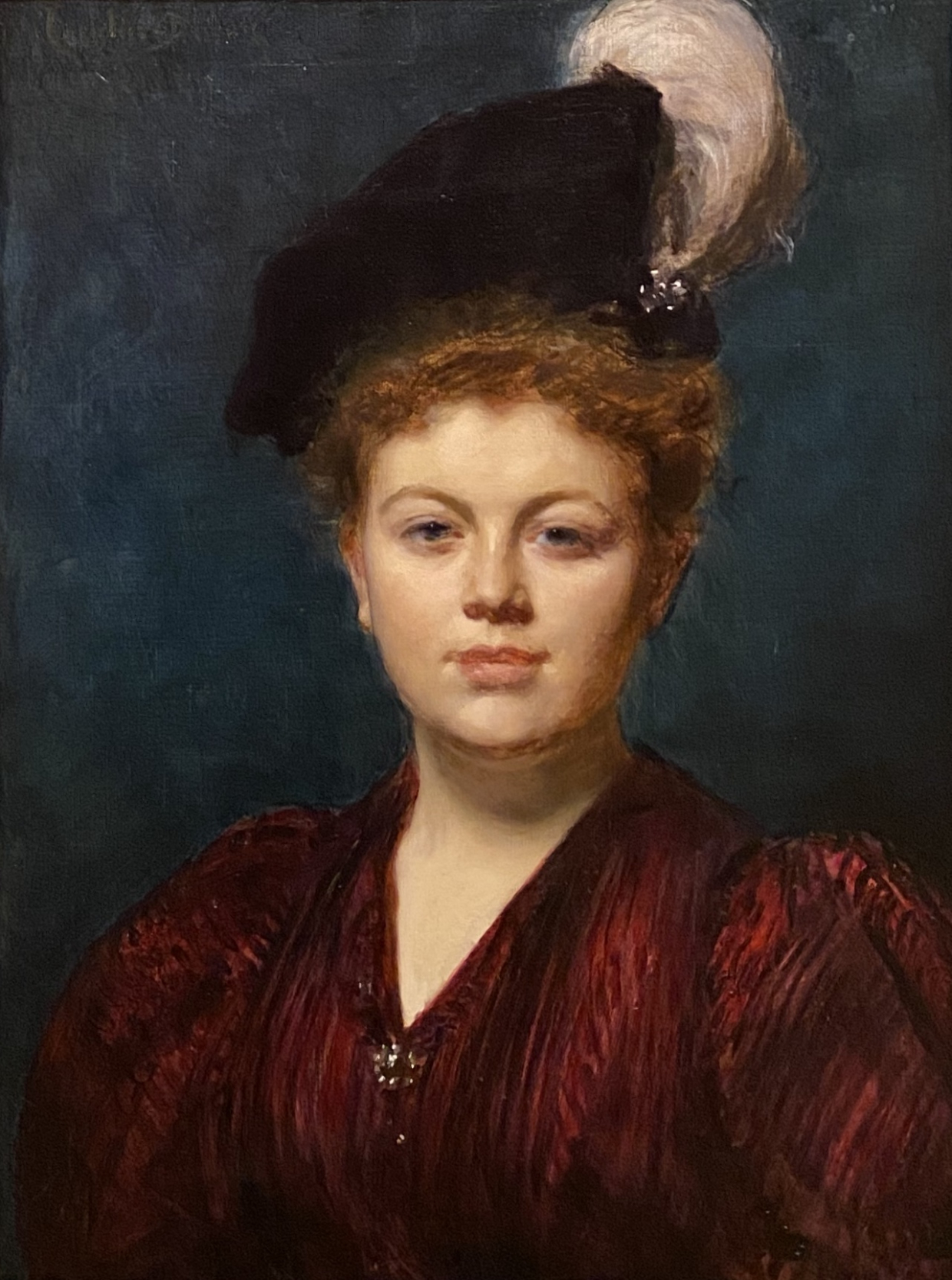 Emile Auguste Charles Carolus-Duran. Portrait of E.Kharitonenko, 1895. Hermitage.