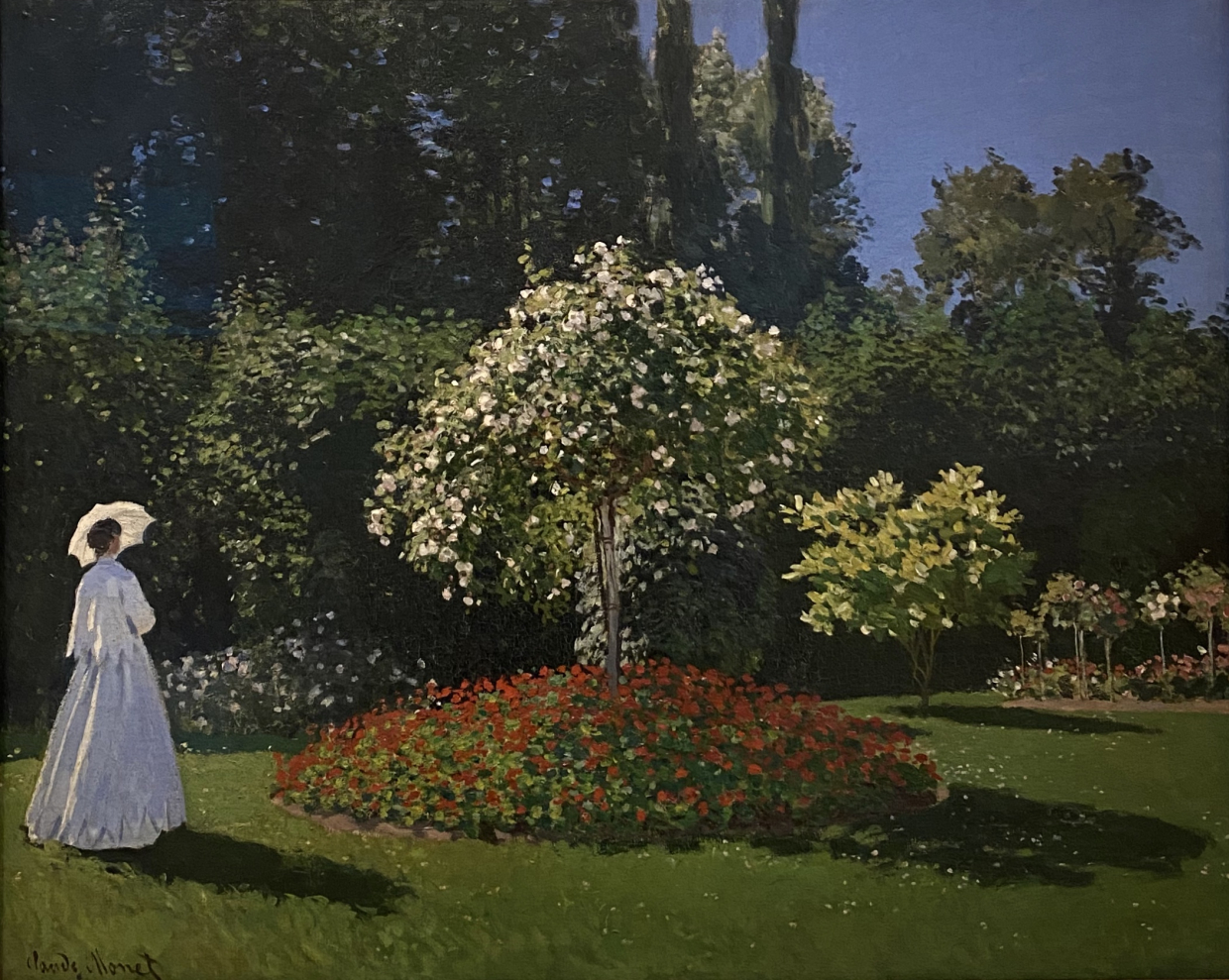 Claude Monet. Lady in the Garden. 1867. Hermitage SPb