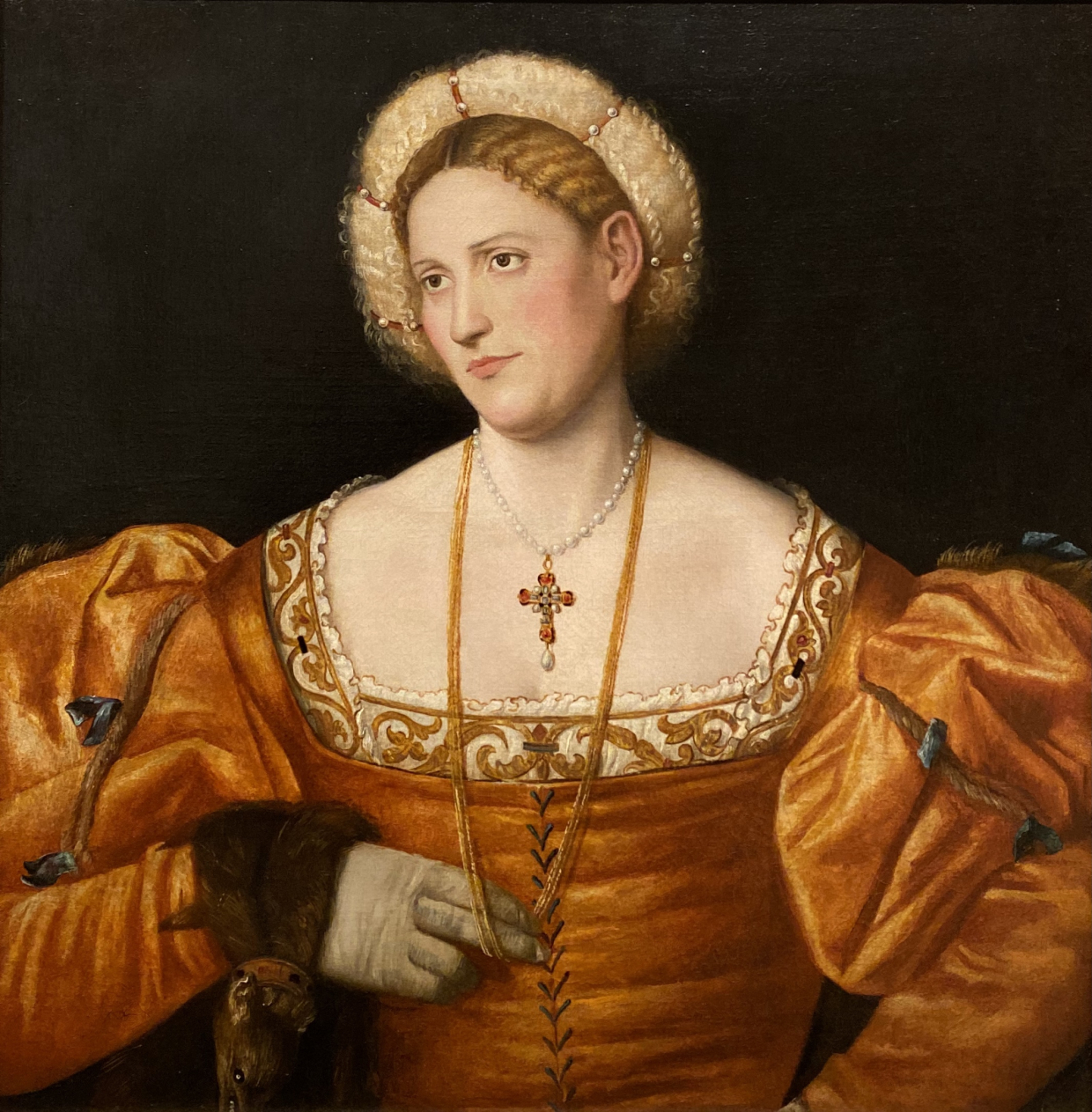 Bernardino Licinio. Portrait of a Lady. 1525-1530. Accademia Carrara. Bergamo