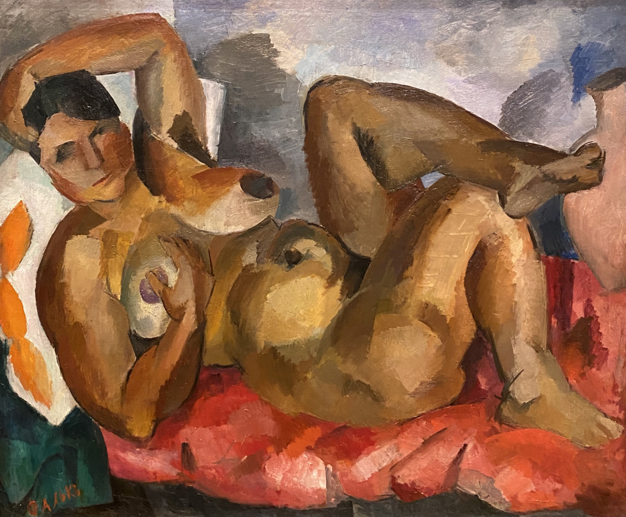 Robert Falk. Nude. Crimea. 1916. State Tretyakov Gallery. Moscow.