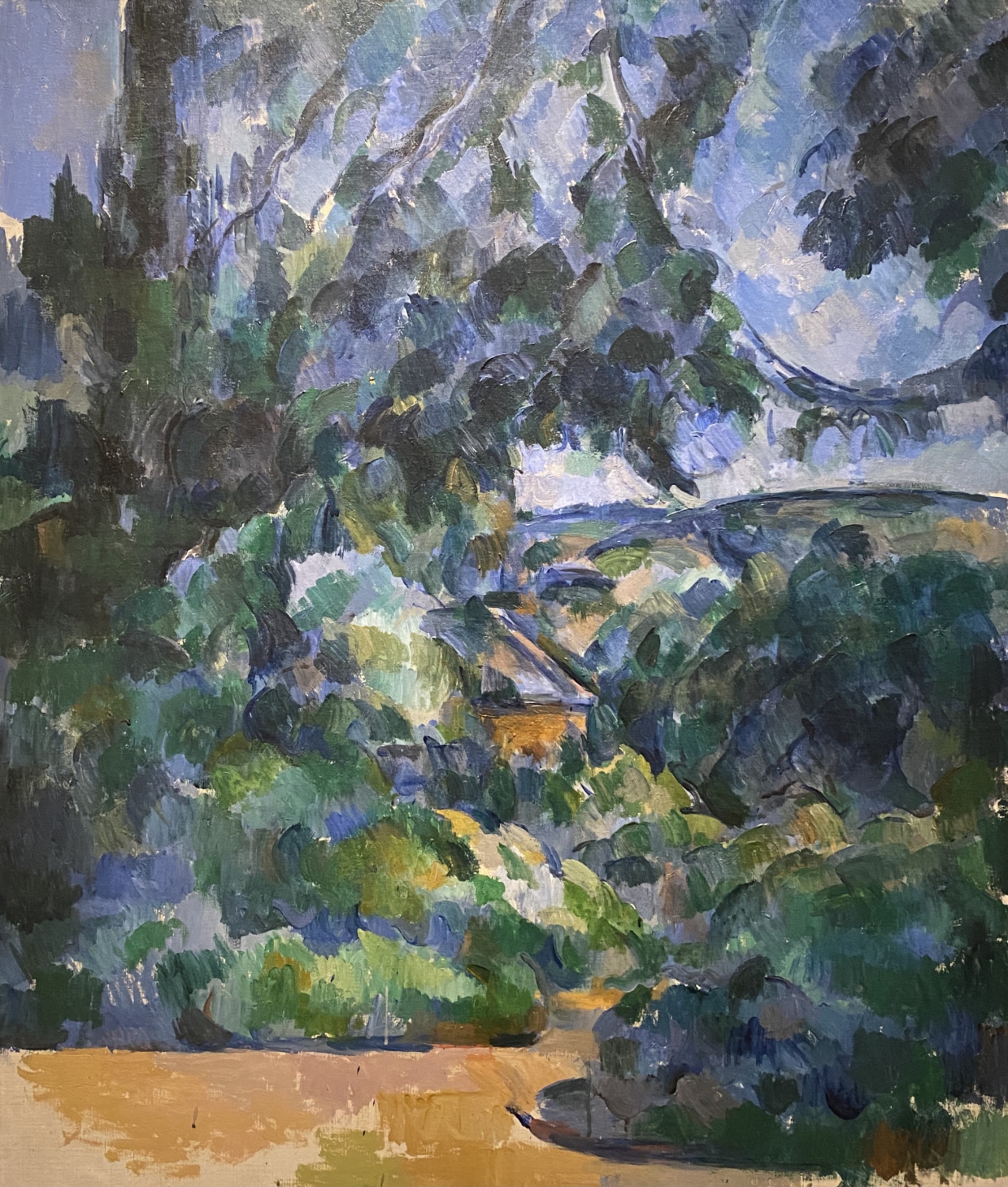 Paul Cézanne. Blue Landscape, 1904-1906. Hermitage SPb