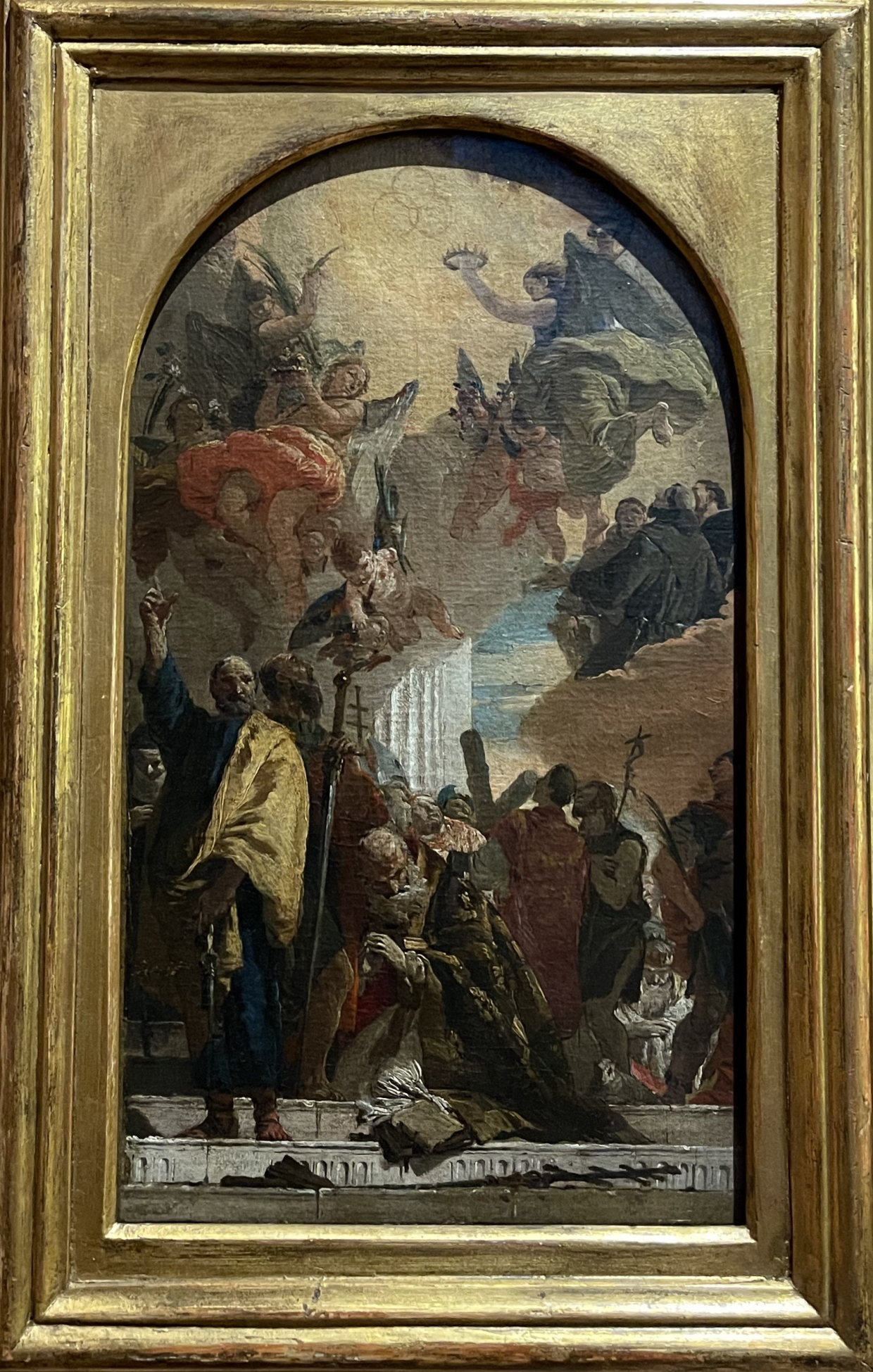 Giovanni Batista Tiepolo, 1696-1770, Glory of All Saints 1733/1734, oil on canvas