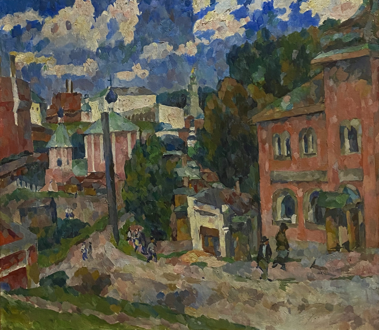 Aristarkh Lentulov. Sergiev Posad. 1922. National art gallery of Armenia. Yerevan