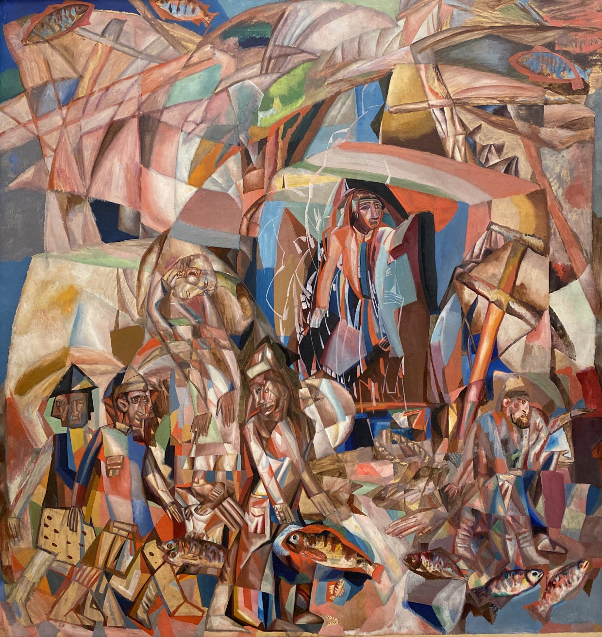 Pavel Filonov. Fishing Schooner. 1913-1914. Russian museum SPb