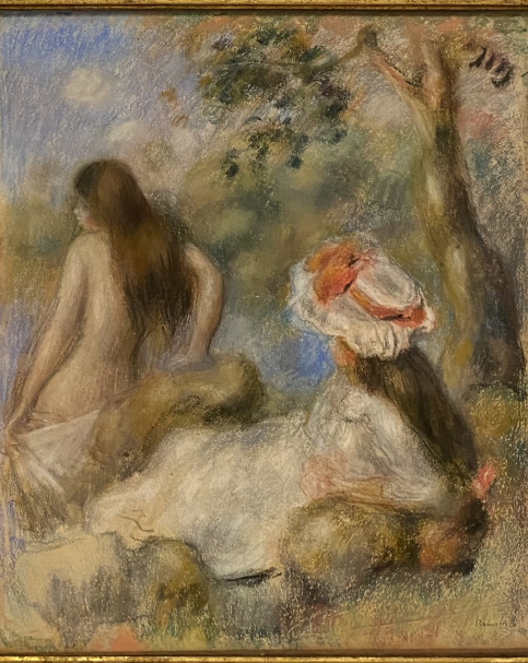 Pierre Auguste Renoir 1841-1919. Bathers, ca. 1894.  Oil on canvas. Tel Aviv Museum of Art. Photo Dan Daniel