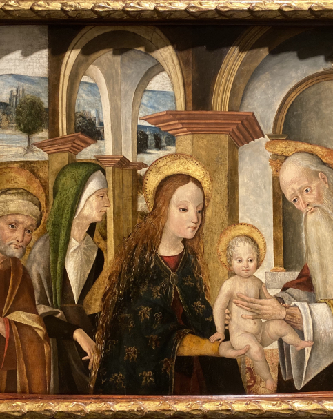 Michele Coltellini. The presentation of Jesus at the temple. 1500-1502. Accademia Carrara