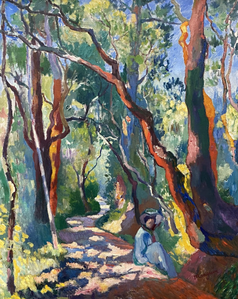 Henri Manguin,Path in the Park,1905. Pinakothek der moderne. Munich. Photo Dan Daniel