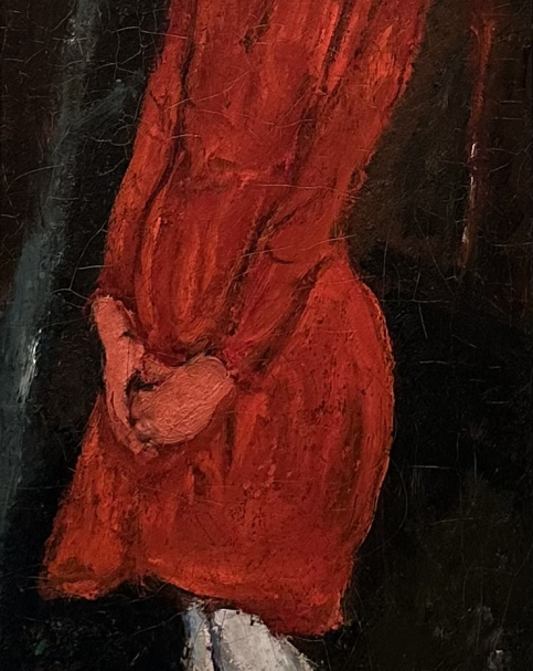 Chaim Soutine, 1893-1943. Young Girl in Red, 1928. Oil on canvas.  Bequest of Richard S. Zeisler, New York