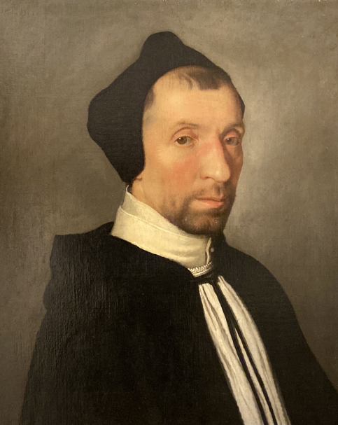 Giovan Battista Moroni (1520/1524 circa- 1579). Portrait of Giovan Grisostomo Zanchi. 1559 circa. Accademia Carrara. Bergamo