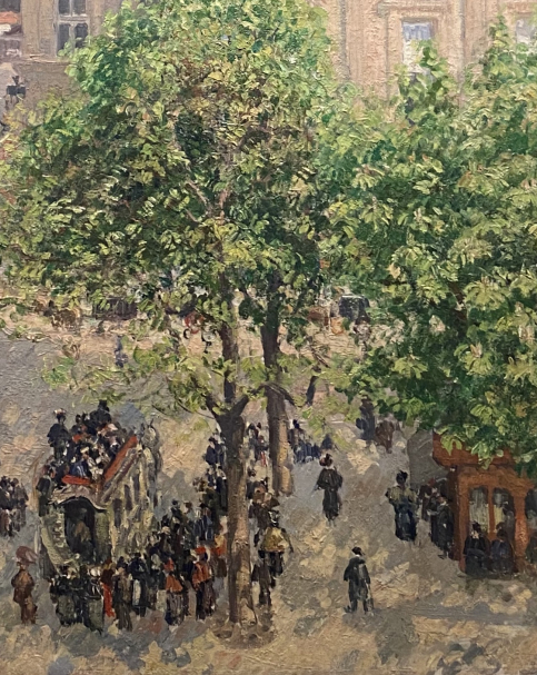 Camille Pissarro 1830-1903. Place du Théâtre Français, Paris, 1898.  Oil on canvas.Hermitage. Photo Dan Daniel