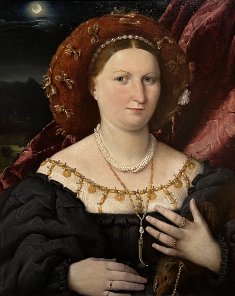 Lorenzo Lotto Portrait of Lucina Brembati 1521-1523 circa