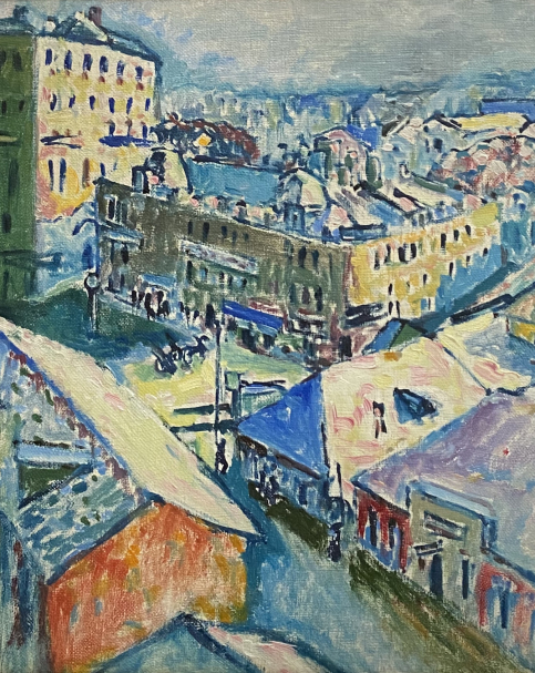 Wassily Kandinsky. Moscow, Zubovskaya Square, 1916. Lenbachhaus, Munich