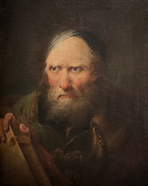 Giuseppe Nogari (?) Portrait of an old Man. 1735. Accademia Carrara. Bergamo