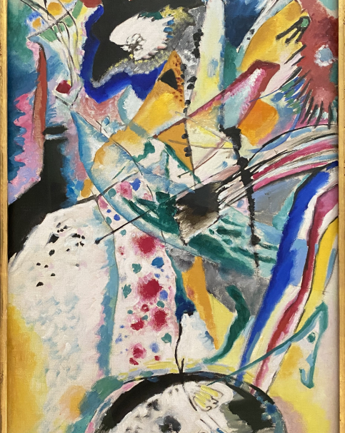 Wassily Kandinsky. Panel for Edwin R. Campbell No. 3, 1914, Museum of Modern Art New York