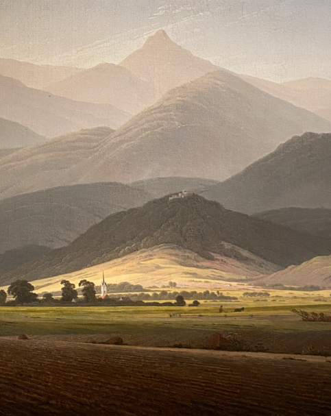 Caspar David Friedrich. 1774-1840. Giant Mountains (view of the Kleine Sturmhaube from Warmbrunn). Pushkin State Museum of fine art.