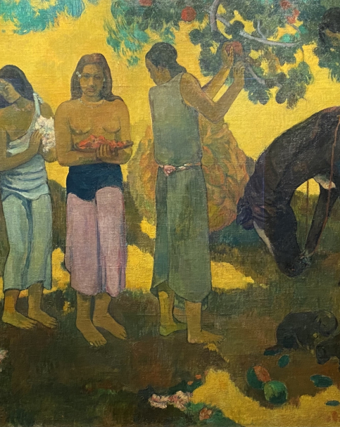 Paul Gauguin. Tahiti is a wonderful land. Gathering fruit, 1899. Pushkin State Museum of Fine Arts. Moscow. Photo Dan