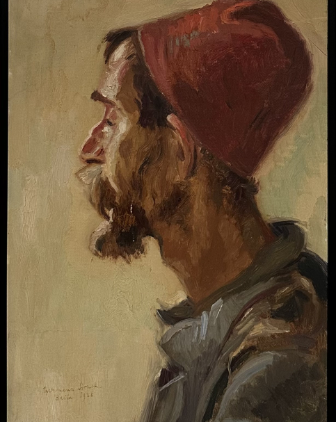 Herman Stück 1876-1944 Portrait of a Moroccan Jew 1926