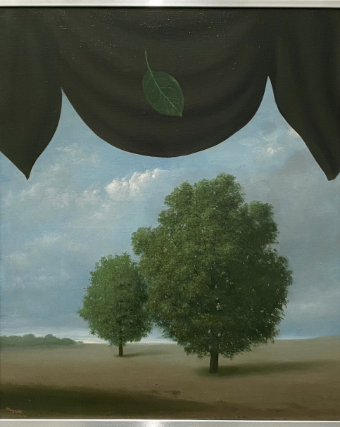 Rene  Magritte. The Spectacle of Nature. 1940. Pinakothek der moderne. Munich